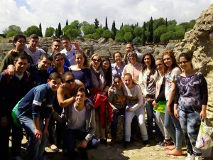 Alumnado de bachillerato visita Itálica