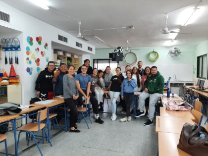 Visita de 2 profesoras del Lycée Marie Curie de la Isla La Reunión (Francia)