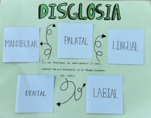 Cartulina sobre la disglosia