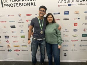El alumno Saad Marouf Akajja consigue la medalla de plata en Andalucía Skills 2025