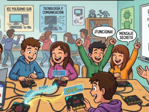 Comunicación binaria por radio con Microbit