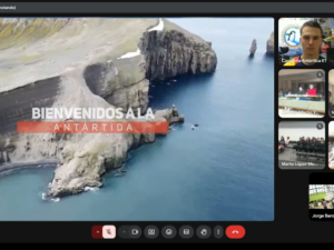 Videoconferencia de la XXXIX Campaña Antártica Española desde la Base Antártica Española “Gabriel de Castilla”